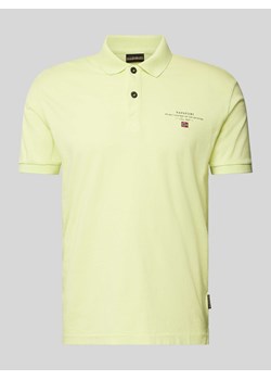 Koszulka polo o kroju regular fit z nadrukiem z logo model ‘elbas’ ze sklepu Peek&Cloppenburg  w kategorii T-shirty męskie - zdjęcie 170927132