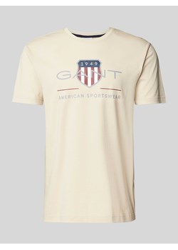 T-shirt z nadrukiem z logo model ‘ARCHIVE’ ze sklepu Peek&Cloppenburg  w kategorii T-shirty męskie - zdjęcie 170927524