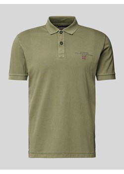 Koszulka polo o kroju regular fit z nadrukiem z logo model ‘elbas’ ze sklepu Peek&Cloppenburg  w kategorii T-shirty męskie - zdjęcie 170927554