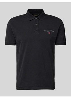 Koszulka polo o kroju regular fit z nadrukiem z logo model ‘elbas’ ze sklepu Peek&Cloppenburg  w kategorii T-shirty męskie - zdjęcie 170927574
