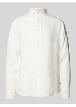 Koszula casualowa o kroju regular fit z lnu model ‘Amarc’ ze sklepu Peek&Cloppenburg  w kategorii Koszule męskie - zdjęcie 170927614