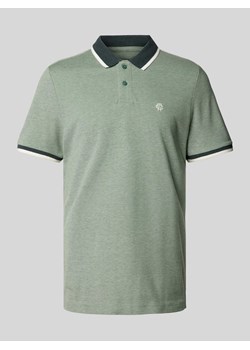 Koszulka polo z detalem z logo model ‘RUBY’ ze sklepu Peek&Cloppenburg  w kategorii T-shirty męskie - zdjęcie 170927684