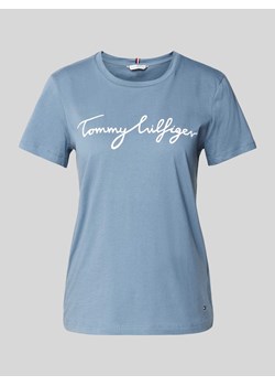 T-shirt z nadrukiem z logo ze sklepu Peek&Cloppenburg  w kategorii Bluzki damskie - zdjęcie 170927701