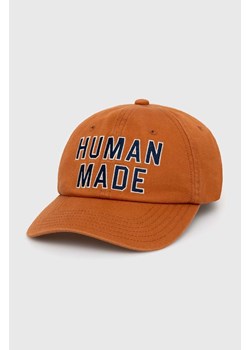 Human Made czapka z daszkiem bawełniana 6 Panel Cap kolor brązowy z aplikacją HM27GD012 ze sklepu PRM w kategorii Czapki z daszkiem męskie - zdjęcie 170927871