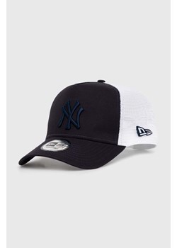 New Era czapka z daszkiem New York Yankees kolor granatowy wzorzysta 60435247 ze sklepu PRM w kategorii Czapki z daszkiem męskie - zdjęcie 170927920