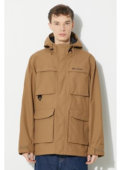 Columbia kurtka outdoorowa Landroamer kolor brązowy 2071131 ze sklepu PRM w kategorii Kurtki męskie - zdjęcie 170927960