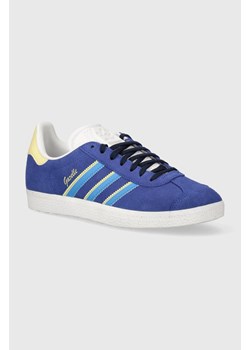 adidas Originals sneakersy zamszowe Gazelle W kolor niebieski IE0439 ze sklepu PRM w kategorii Buty sportowe damskie - zdjęcie 170928042