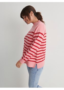 Reserved - Sweter w paski - wielobarwny ze sklepu Reserved w kategorii Swetry damskie - zdjęcie 170928684