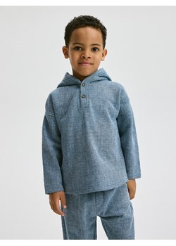 Reserved - Dzianinowy komplet z bawełną - niebieski ze sklepu Reserved w kategorii Komplety niemowlęce - zdjęcie 170928804
