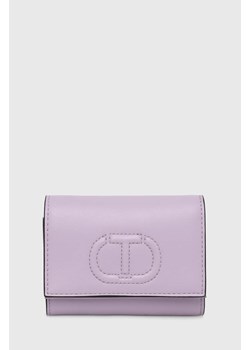 Twinset portfel damski kolor fioletowy ze sklepu ANSWEAR.com w kategorii Portfele damskie - zdjęcie 170931983