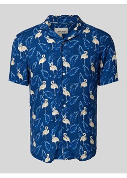 Koszula casualowa o kroju regular fit z nadrukiem z motywem ze sklepu Peek&Cloppenburg  w kategorii Koszule męskie - zdjęcie 170932160