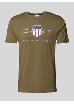 T-shirt z nadrukiem z logo model ‘ARCHIVE’ ze sklepu Peek&Cloppenburg  w kategorii T-shirty męskie - zdjęcie 170932320