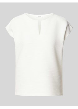 T-shirt z fakturowanym wzorem model ‘Gelotto’ ze sklepu Peek&Cloppenburg  w kategorii Bluzki damskie - zdjęcie 170932442