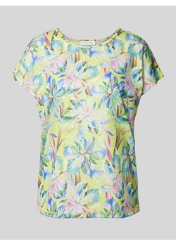 T-shirt z kwiatowym wzorem ze sklepu Peek&Cloppenburg  w kategorii Bluzki damskie - zdjęcie 170932474