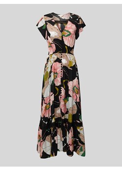 Długa sukienka z kwiatowym nadrukiem na całej powierzchni ze sklepu Peek&Cloppenburg  w kategorii Sukienki - zdjęcie 170932582