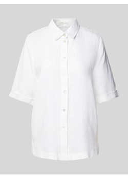 Koszula lniana z wykładanym kołnierzem ze sklepu Peek&Cloppenburg  w kategorii Koszule damskie - zdjęcie 170932643