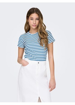 JDY Koszulka w kolorze niebiesko-białym ze sklepu Limango Polska w kategorii Bluzki damskie - zdjęcie 170935113