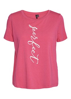 Vero Moda Koszulka w kolorze różowym ze sklepu Limango Polska w kategorii Bluzki damskie - zdjęcie 170935483