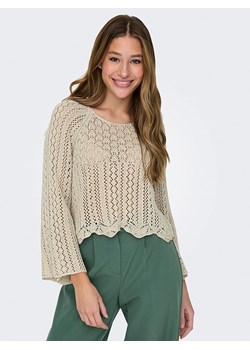 ONLY Sweter w kolorze beżowym ze sklepu Limango Polska w kategorii Swetry damskie - zdjęcie 170935510