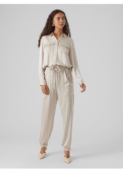 Vero Moda Spodnie w kolorze kremowym ze sklepu Limango Polska w kategorii Spodnie damskie - zdjęcie 170935551