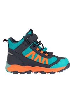 Trollkids Buty turystyczne &quot;Tronfjell Hiker Mid&quot; w kolorze turkusowo-pomarańczowym ze sklepu Limango Polska w kategorii Buty trekkingowe dziecięce - zdjęcie 170935660