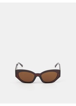 Sinsay - Okulary przeciwsłoneczne - brązowy ze sklepu Sinsay w kategorii Okulary przeciwsłoneczne damskie - zdjęcie 170937941
