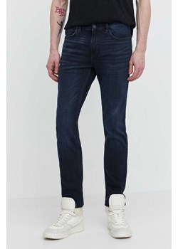 HUGO jeansy męskie kolor granatowy ze sklepu ANSWEAR.com w kategorii Jeansy męskie - zdjęcie 170938320