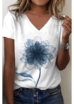 T-shirt LISOLNA BLUE ze sklepu Ivet Shop w kategorii Bluzki damskie - zdjęcie 170938960