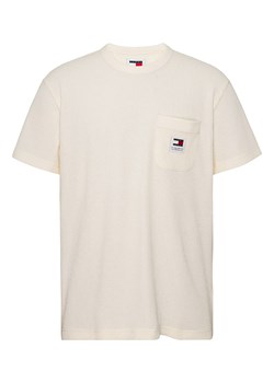 TOMMY JEANS Koszulka w kolorze kremowym ze sklepu Limango Polska w kategorii T-shirty męskie - zdjęcie 170941964