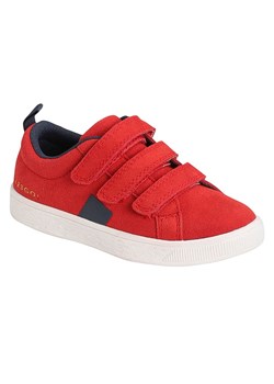 vertbaudet SkÃ³rzane sneakersy w kolorze czerwonym ze sklepu Limango Polska w kategorii Trampki dziecięce - zdjęcie 170942114