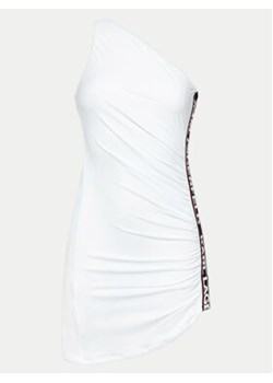 KARL LAGERFELD Sukienka koktajlowa 240W2223 Biały Skinny Fit ze sklepu MODIVO w kategorii Sukienki - zdjęcie 170942464