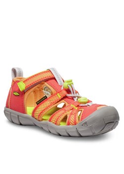 Keen Sandały Jasper Suede Sneakers 1028844 Pomarańczowy ze sklepu MODIVO w kategorii Buty trekkingowe dziecięce - zdjęcie 170942481