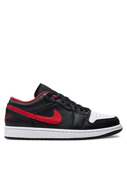 Sneakersy Nike Air Jordan 1 Low 553558 063 Czarny ze sklepu eobuwie.pl w kategorii Buty sportowe męskie - zdjęcie 170942941