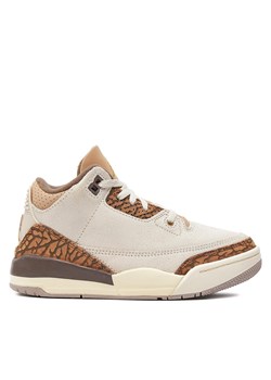Sneakersy Nike Jordan 3 Retro (PS) DM0966 102 Beżowy ze sklepu eobuwie.pl w kategorii Buty sportowe damskie - zdjęcie 170942970