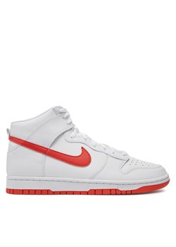 Sneakersy Nike Dunk Hi Retro DV0828 100 Biały ze sklepu eobuwie.pl w kategorii Buty sportowe męskie - zdjęcie 170943000