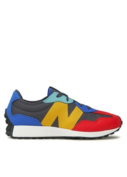 Sneakersy New Balance GS327BEN Szary ze sklepu eobuwie.pl w kategorii Buty sportowe dziecięce - zdjęcie 170943150