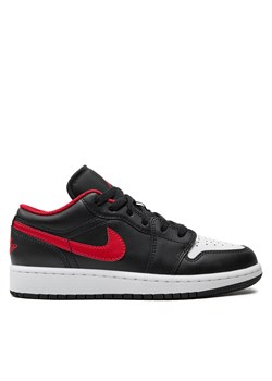 Buty Nike Jordan 1 Low (GS) 553560 063 Black/Fire Red/White ze sklepu eobuwie.pl w kategorii Buty sportowe dziecięce - zdjęcie 170943221