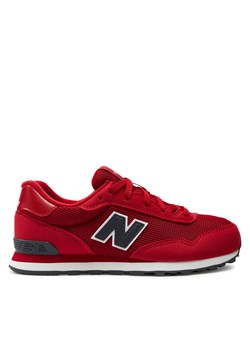 Sneakersy New Balance GC515KC Czerwony ze sklepu eobuwie.pl w kategorii Buty sportowe dziecięce - zdjęcie 170944060