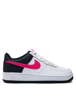 Buty Nike Air Force 1 (GS) CT3839 109 White/Fierce Pink ze sklepu eobuwie.pl w kategorii Buty sportowe dziecięce - zdjęcie 170944072