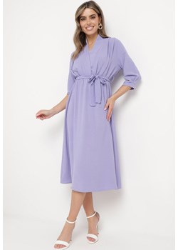 Jasnofioletowa Sukienka Rheniolea ze sklepu Born2be Odzież w kategorii Sukienki - zdjęcie 170944820