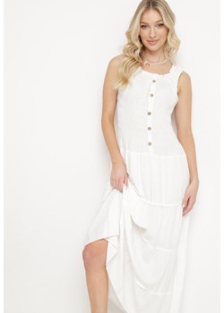 Biała Letnia Sukienka Bawełniana o Kroju Hiszpanki Everlene ze sklepu Born2be Odzież w kategorii Sukienki - zdjęcie 170944893
