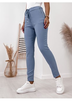 spodnie bolt jasnoniebieskiee uni ze sklepu UBRA w kategorii Spodnie damskie - zdjęcie 170945671