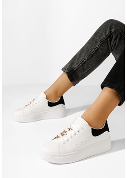 Białe sneakersy damskie Layile V4 ze sklepu Zapatos w kategorii Trampki damskie - zdjęcie 170945843