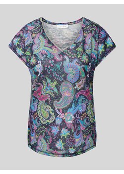 T-shirt ze wzorem paisley ze sklepu Peek&Cloppenburg  w kategorii Bluzki damskie - zdjęcie 170946921