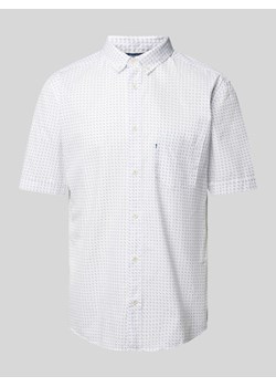 Koszula casualowa o kroju regular fit ze wzorem na całej powierzchni ze sklepu Peek&Cloppenburg  w kategorii Koszule męskie - zdjęcie 170947060