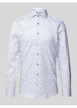 Koszula casualowa o kroju slim fit z kołnierzykiem typu cutaway ze sklepu Peek&Cloppenburg  w kategorii Koszule męskie - zdjęcie 170947274