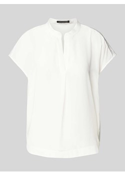 Bluzka w jednolitym kolorze z dekoltem w serek ze sklepu Peek&Cloppenburg  w kategorii Bluzki damskie - zdjęcie 170947382