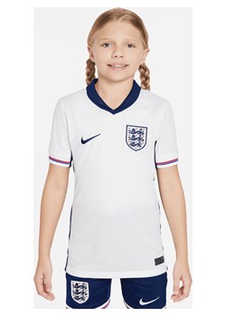 Koszulka piłkarska dla dużych dzieci Nike Dri-FIT Anglia (drużyna męska) Stadium 2024/25 (wersja domowa) – replika - Biel ze sklepu Nike poland w kategorii Bluzki dziewczęce - zdjęcie 170947460
