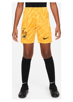 Spodenki piłkarskie dla dużych dzieci Nike Dri-FIT FFF Stadium 2024 (wersja wyjazdowa) – replika - Żółty ze sklepu Nike poland w kategorii Spodenki chłopięce - zdjęcie 170947553