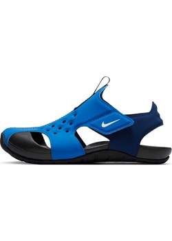 Klapki dla małych dzieci Nike Sunray Protect 2 - Niebieski ze sklepu Nike poland w kategorii Sandały dziecięce - zdjęcie 170947560